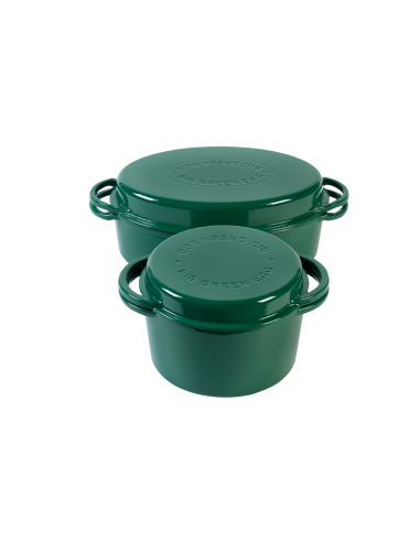 Žalias ketaus puodas, ovalus 5,2 litro