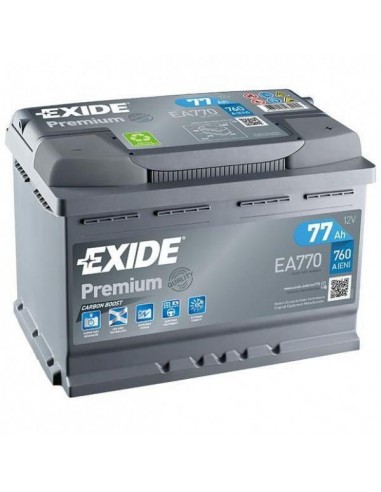 Exide Premium EA770 77Ah 760A (EN)...