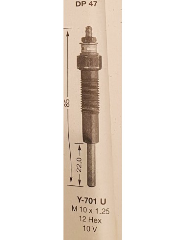 Žvakė pakaitinimo NGK Y-701U 2805