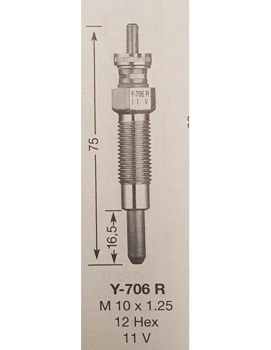 Žvakė pakaitinimo NGK Y-706R 3041