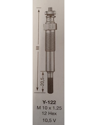 Žvakė pakaitinimo NGK Y-122 6925